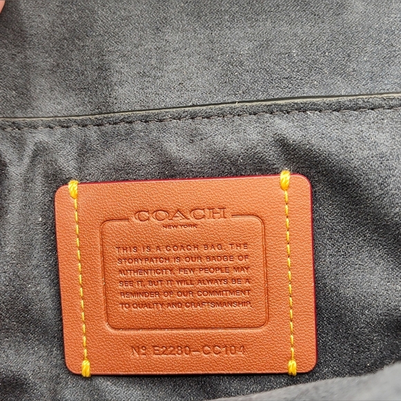 Coach Soft Tabby 18 Camo print Upcycled w Hot Wheels charm - Picture 12 of 12